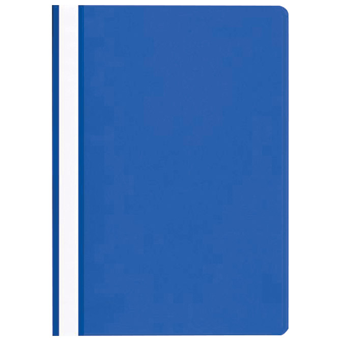 FASCIKL MEH. KLIZNA METALNA A4 PVC PLAVI