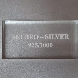 PLEXI SREBRO 925/1000