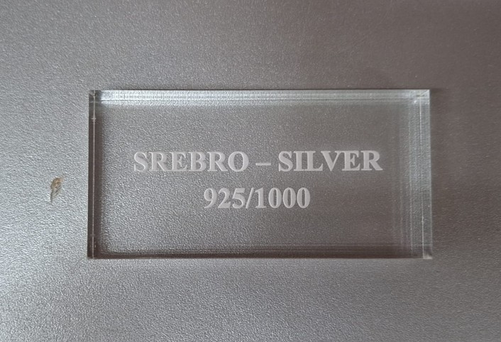 PLEXI SREBRO 925/1000