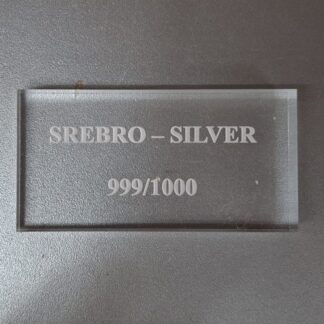 PLEXI SREBRO 999/1000