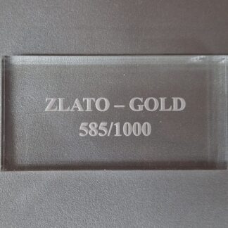 PLEXI ZLATO 585/1000