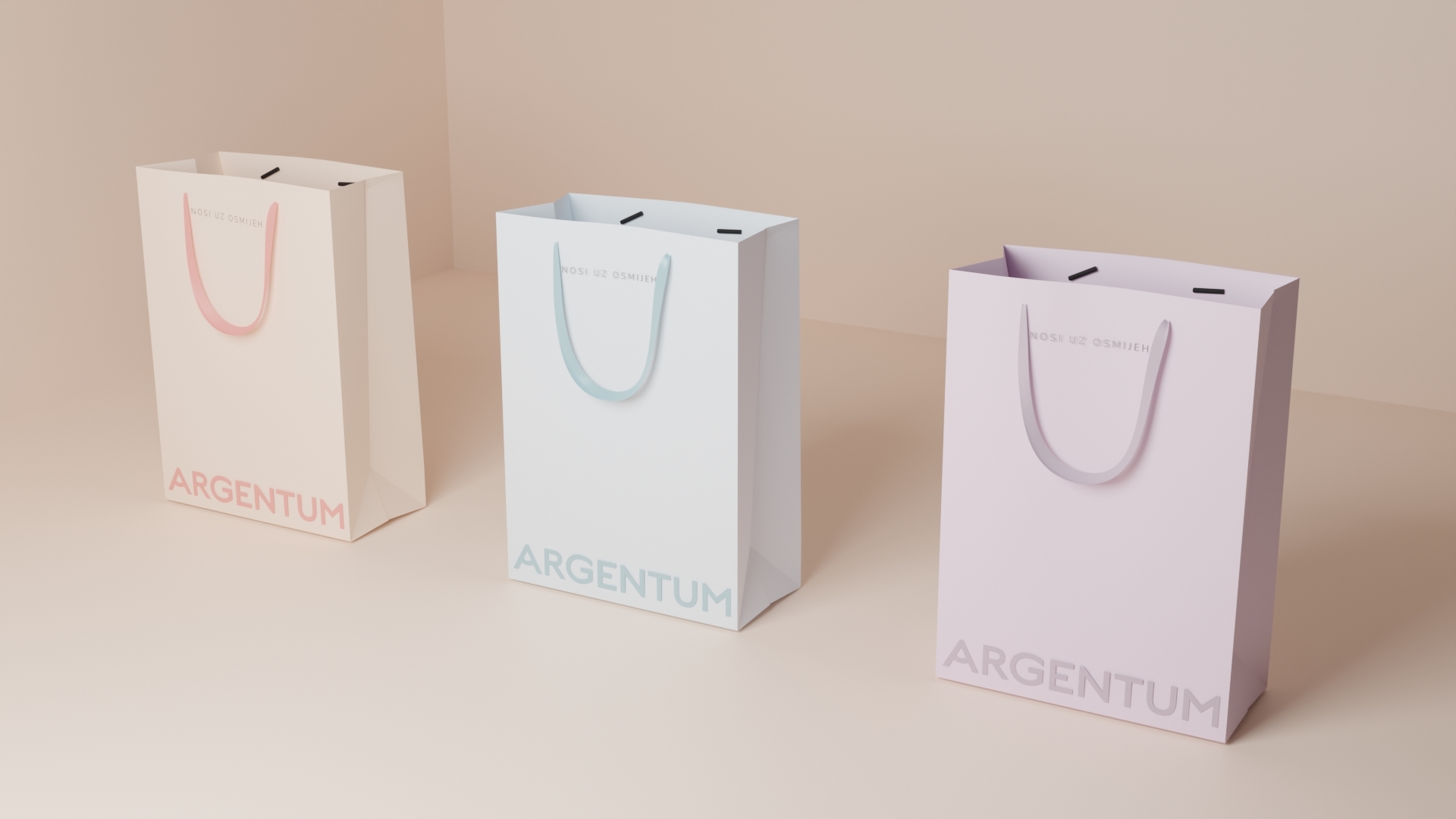 ARGENTUM VRECICE-MIDDLE PAPER BAG
