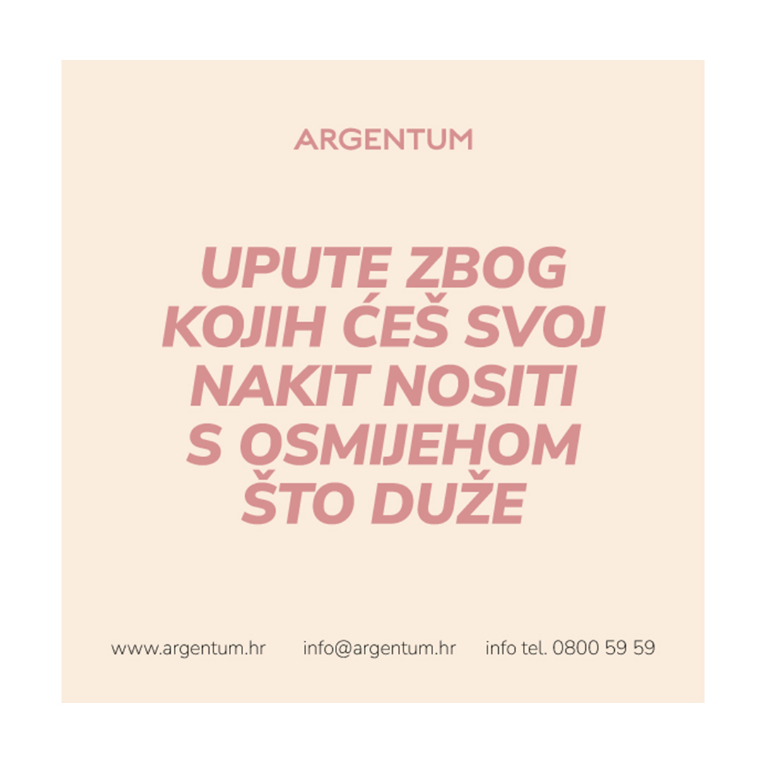 ARGENTUM UPUTE ZA BRIGU
